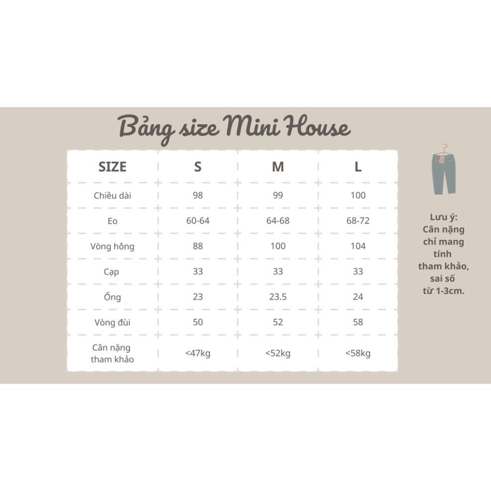 free ship1 Quần denim ống rộng cạp cao 2 túi mặt trước oke | BigBuy360 - bigbuy360.vn