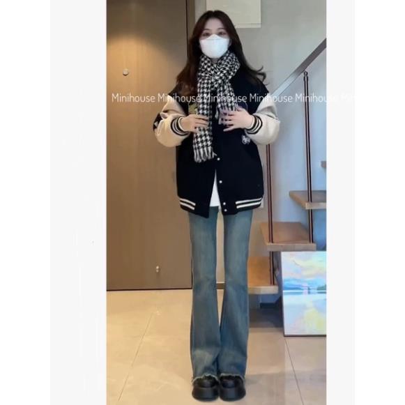 VIP HOT Quần jeans loe tua rua gấu CC đc | BigBuy360 - bigbuy360.vn