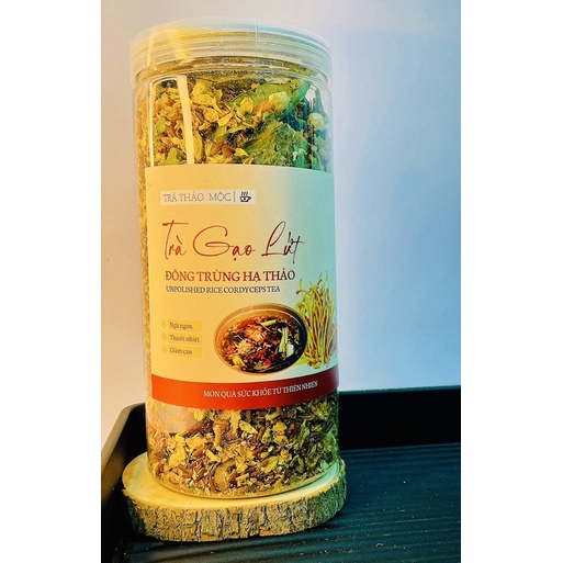 Trà Gạo Lức Đông Trùng Hạ Thảo Bồi Bổ Cơ Thể 400g - Ăn Vặt 492