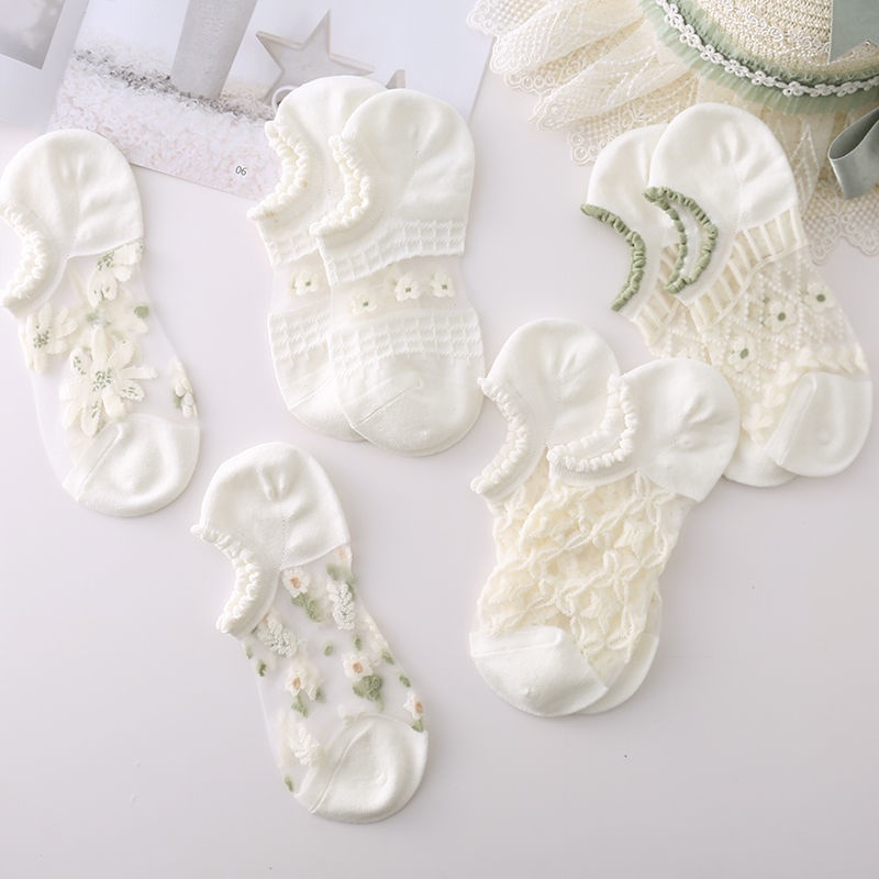 Vớ Lưới Cổ Thuyền Siêu Mỏng Thoáng Khí Thời Trang Mùa Hè