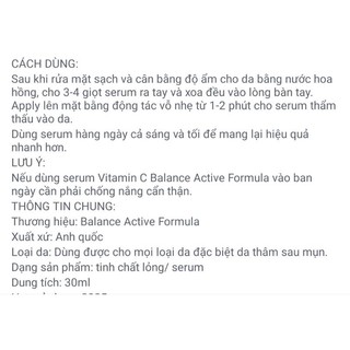 Serum làm sáng da Vitamin C 12%