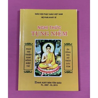 Sổ tay nghi thức tụng niệm - hệ phái khất sĩ