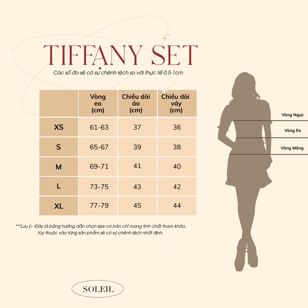 Set Dạ Tweed SOLEIL ROOM Áo Khoác Crotop Vạt Lượn Tạo Hình Sang Chảnh Kèm Chân Váy Ngắn Dáng Điệu Đà A TIFFANY SET