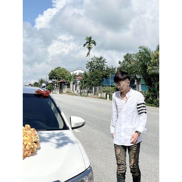 Sơ mi Thombrowne Neww hàng có sẵn !! Kiểu dáng trẻ trung, thời thuọng mặc cho Nam & Nữ !!