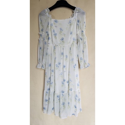 Đầm Hoa Sz S, new 99%