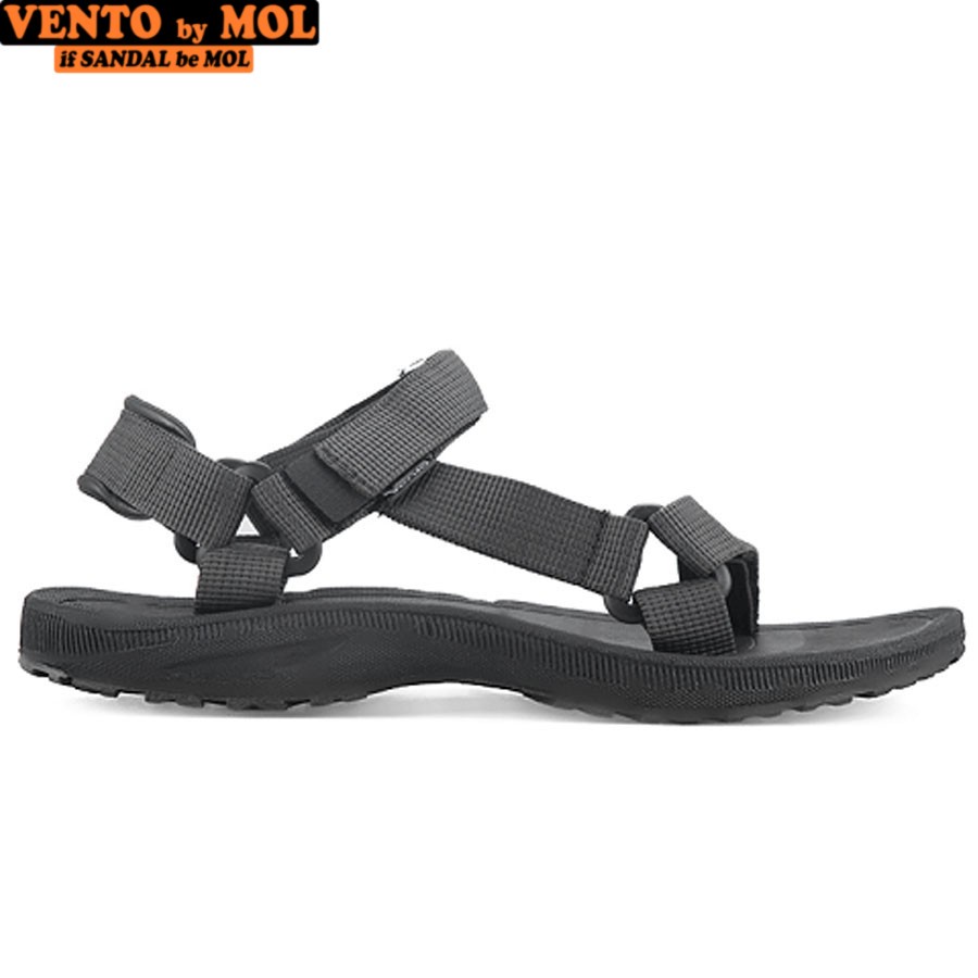 Giày sandal nam quai ngang Vento NV25G màu xám có big size 44 45