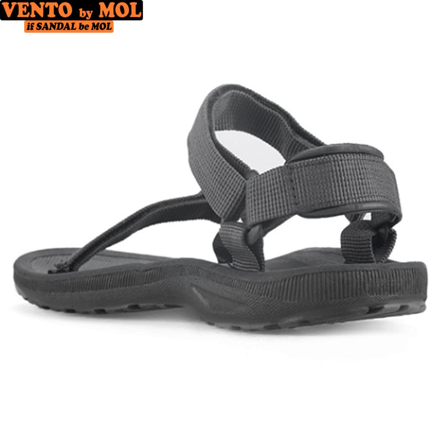 Giày sandal nam quai ngang Vento NV25G màu xám có big size 44 45