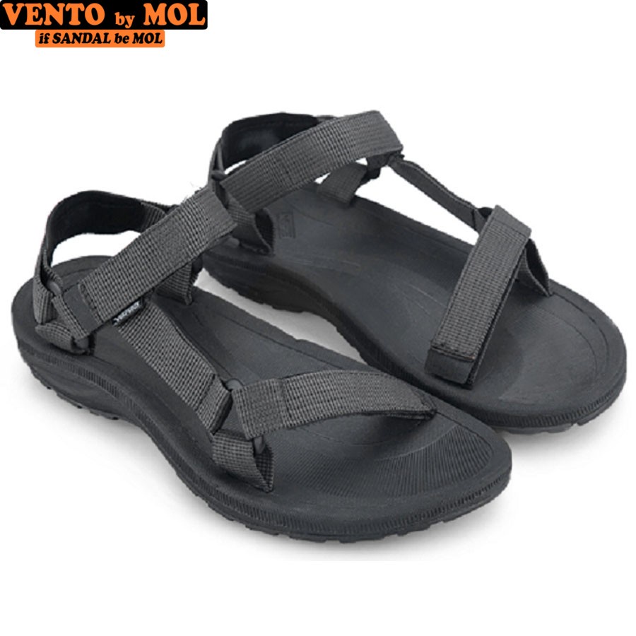 Giày sandal nam quai ngang Vento NV25G màu xám có big size 44 45