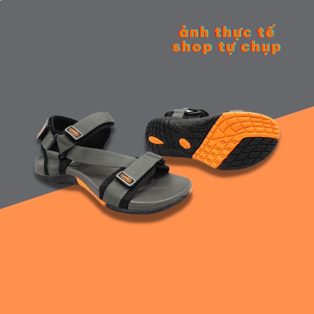 Giày sandal nam quai chữ Z hiệu Vento NV4538BG màu xám có big size 44 45 có big size 44 45
