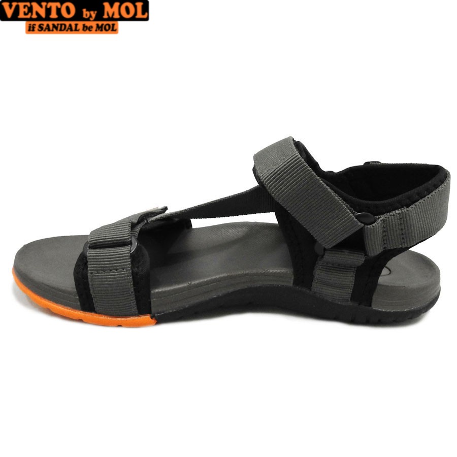 Giày sandal nam quai chữ Z hiệu Vento NV4538BG màu xám có big size 44 45 có big size 44 45