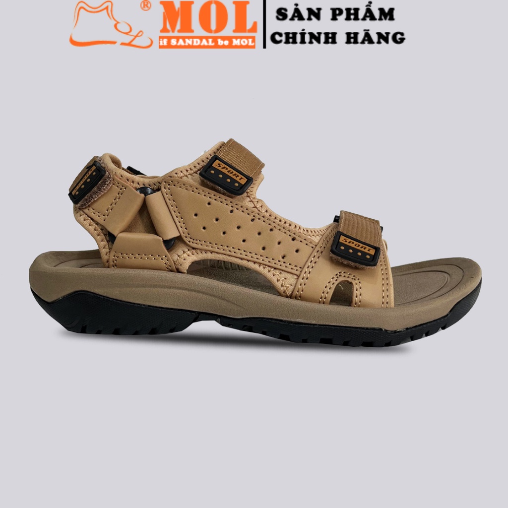 Giày sandal nam quai ngang Rova RV972Br màu nâu