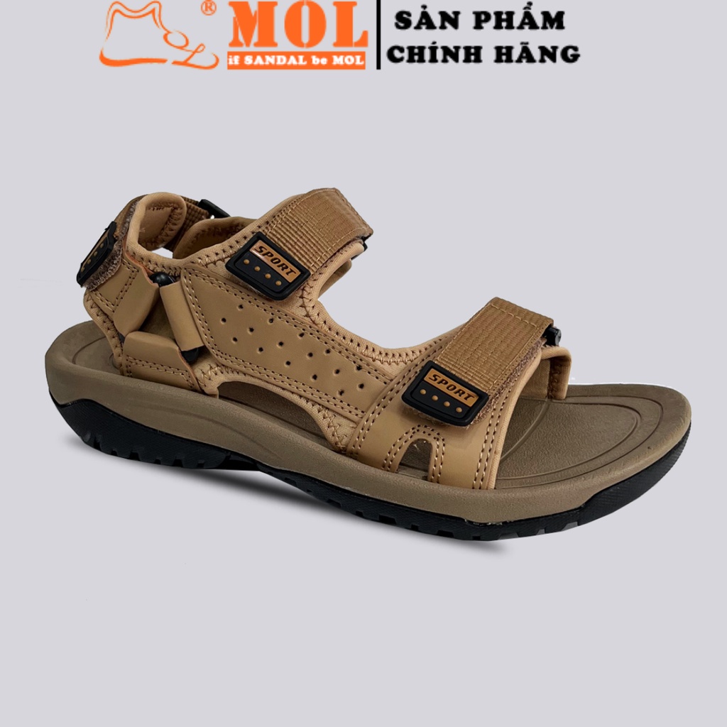Giày sandal nam quai ngang Rova RV972Br màu nâu