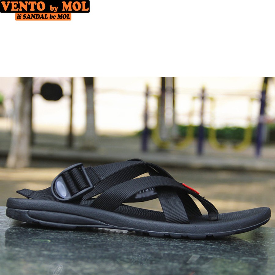 Dép nam quai chéo Vento VT1189B màu đen