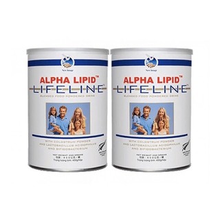 Combo 2 lon sữa Alpha Lipid Lifeline New Zealand 450g