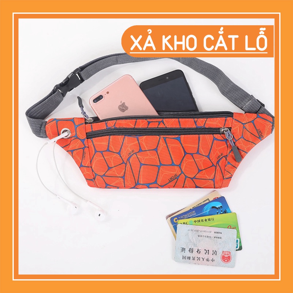 Túi đựng máy tính bảng đi bộ trang điểm Sport T004 túi xách dây lưng đi bộ túi xách tay bụng túi xách tay hông đcg24