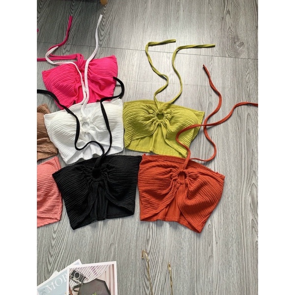 Áo xốp khoen có sẵn mút ngực