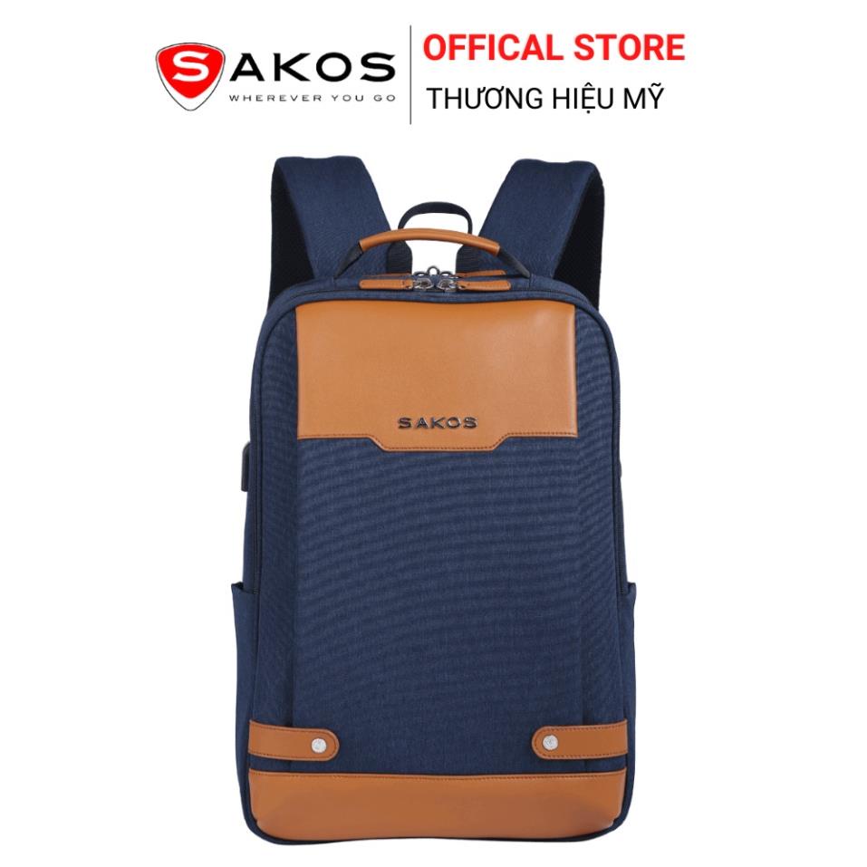 Balo Laptop Thời Trang Phối Da SAKOS MATURA
