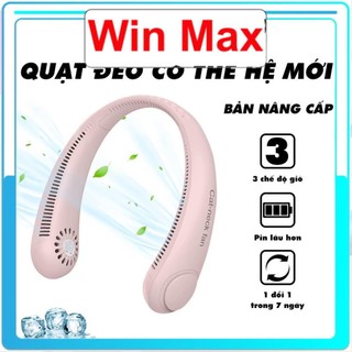 Quạt mini Đeo Cổ Parrot USB Mini Tích Điện Không Cánh Tiện Lợi, quạt cầm tay