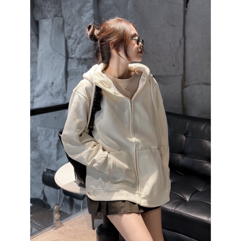 Áo Khoác Nỉ - 88600 - Trơn - FR