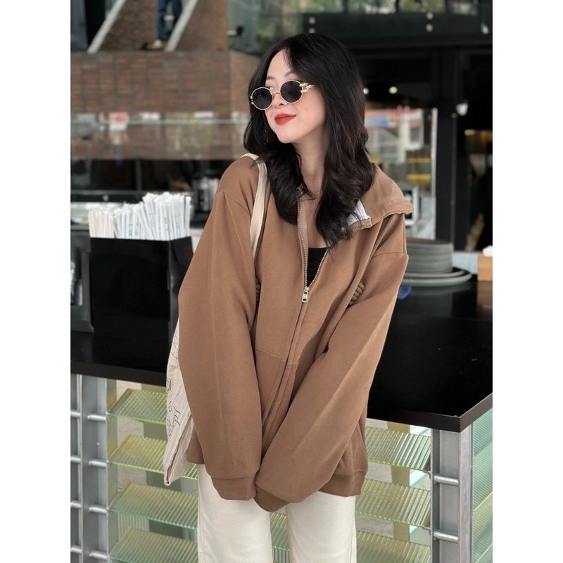 Áo Khoác Nỉ - 88600 - Trơn - FR