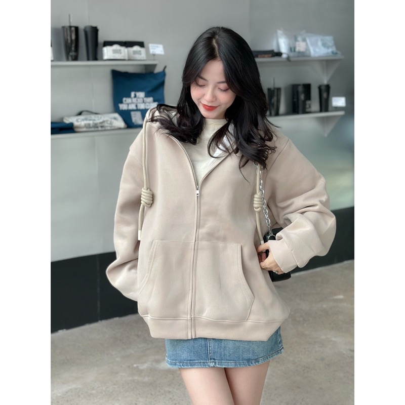 Áo Khoác Nỉ - 88600 - Trơn - FR