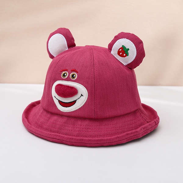 Gấu dâu mũ che nắng cho bé chống nắng