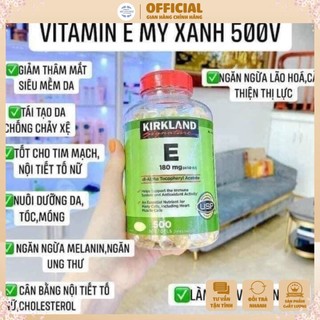 Vitamin e mỹ 500 viên