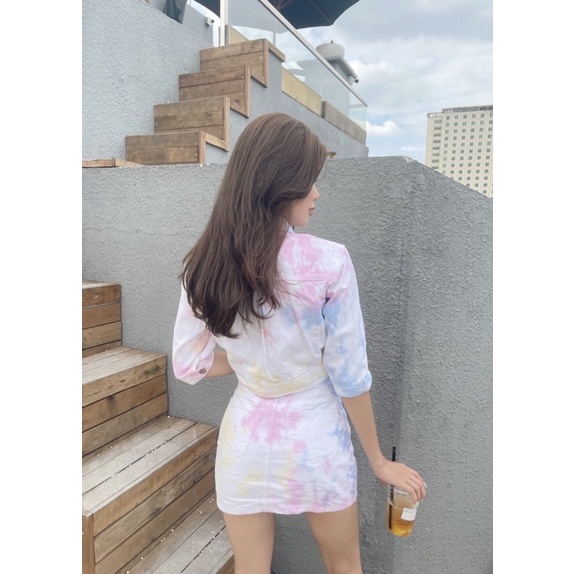 Chan vay Denim Chic Monkei sz S, new 99%