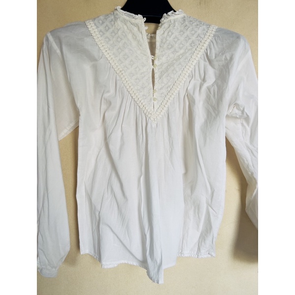 Áo Trắng Zara Authetic sz S, new 90%