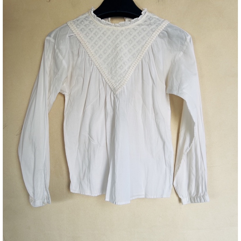 Áo Trắng Zara Authetic sz S, new 90%