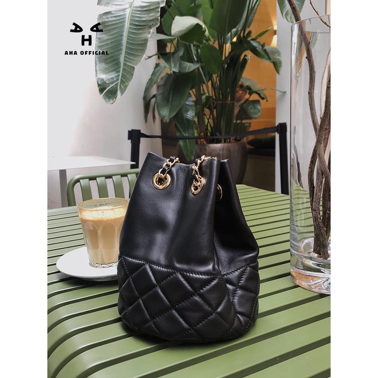 Túi Xách Đeo Vai Phối Dây Xích Kim Cương Tùy Chỉnh Thời Trang