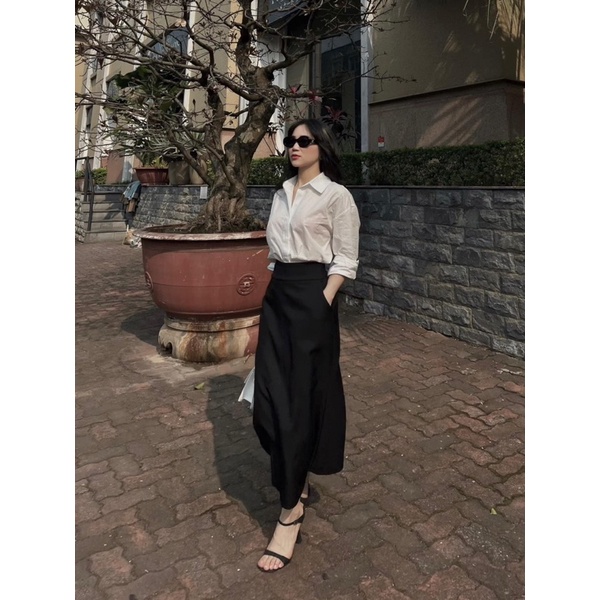 Chân váy dáng dài