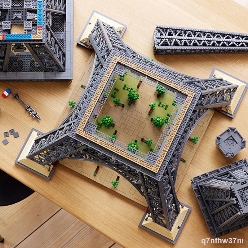 ♨ Tiktok bán chạyTương thích với Lego Tháp Eiffel Tháp Eiffel 10307 Mô hình khối xây dựng lắp ráp 10000 hạt khó