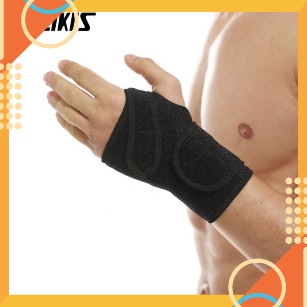 Nẹp nhất thiết khớp cổ tay xịn Aolikes A-1676 có thanh thép tương trợ bình phục khi bị gặp chấn thương Nẹp cổ tay dkl33