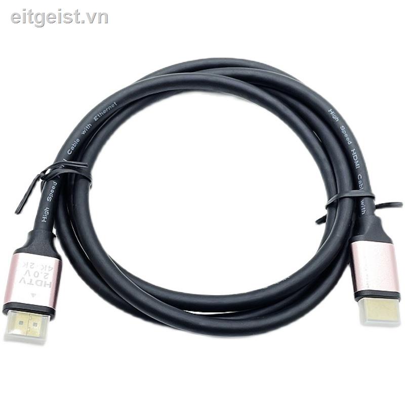 Dây Cáp hdmi Bằng Hợp Kim Nhôm Màu Vàng Hồng 2.0 4K Độ Nét Cao Cho TV / Máy Chiếu