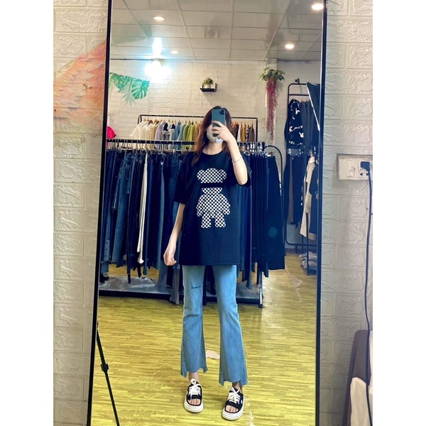 Quần Jean ống loe đen Q409 | BigBuy360 - bigbuy360.vn