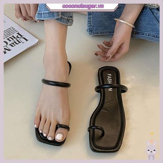 Dép xỏ ngón dép xỏ ngón nữ đế bằng dép xỏ ngón chống trượt mẫu mới năm 2023