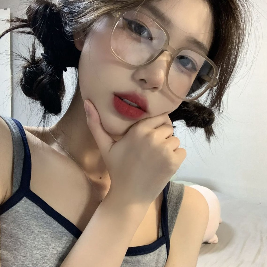 Mắt Kính Gọng Lớn Phong Cách Hàn Quốc Nhẹ Nhàng Cho Nữ