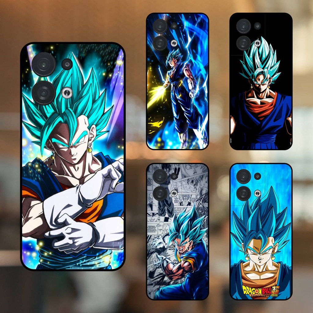 Ốp lưng điện thoại Oppo Reno 8 5G viền đen Vegito Dragon Ball