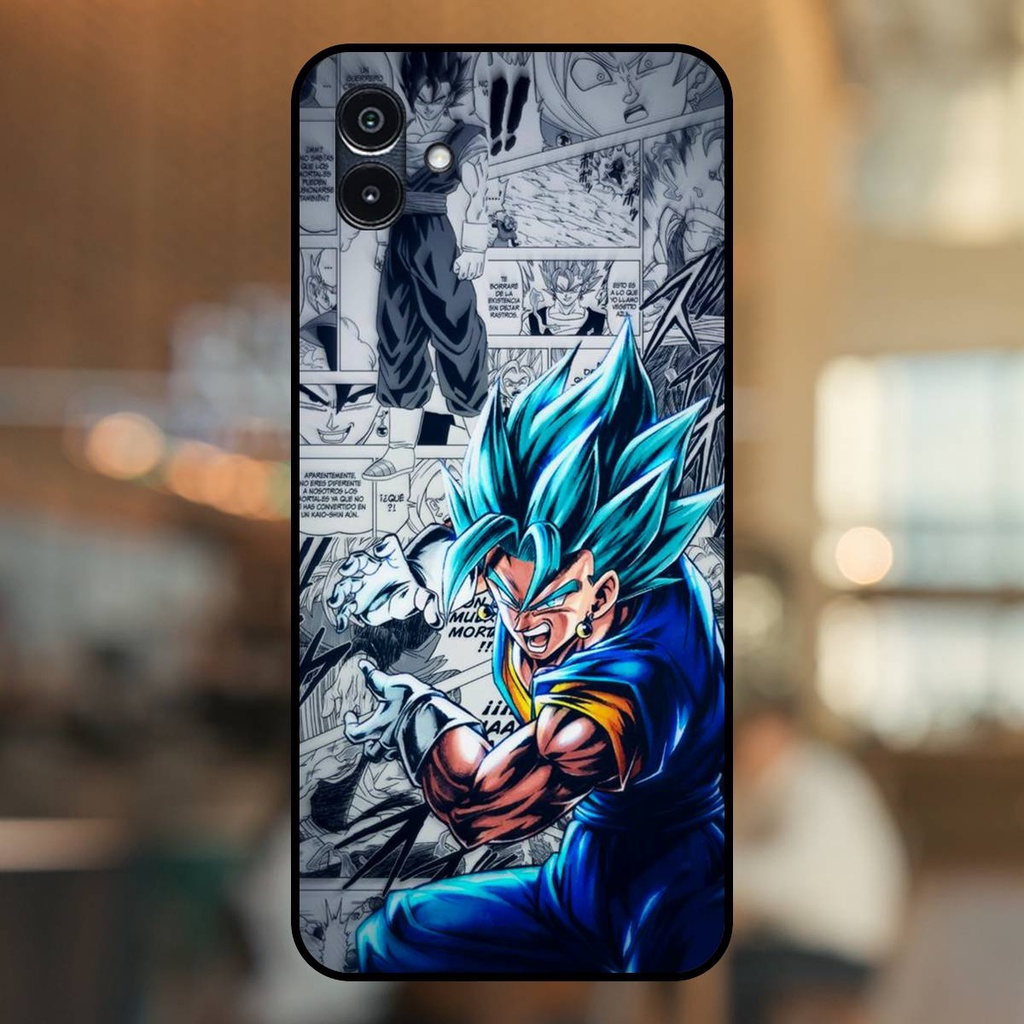 Ốp lưng điện thoại Samsung A04 viền đen Vegito Dragon Ball