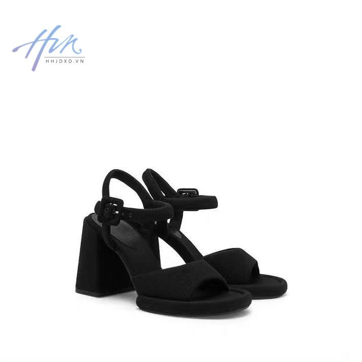 Giày Cao Gót Mùa Hè 2023 Phong Cách Mới Nhẹ Nhàng Có Dây Buộc Nhẹ Nhàng Phù Hợp Với Váy Dày Chống Nước Cho Nữ
