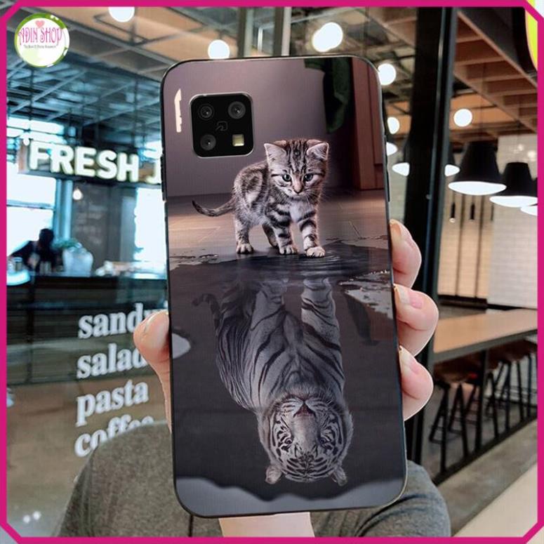 Ốp lưng Sharp Aquos Sense 4 / Sense 5G / Sense 6 dẻo đen silicon in hình họa tiết nhiều mẫu đẹp