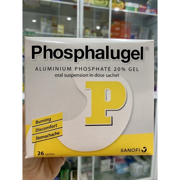 Gói Dạ Dày Chữ P Phosphalugel. [Hộp 26gói]