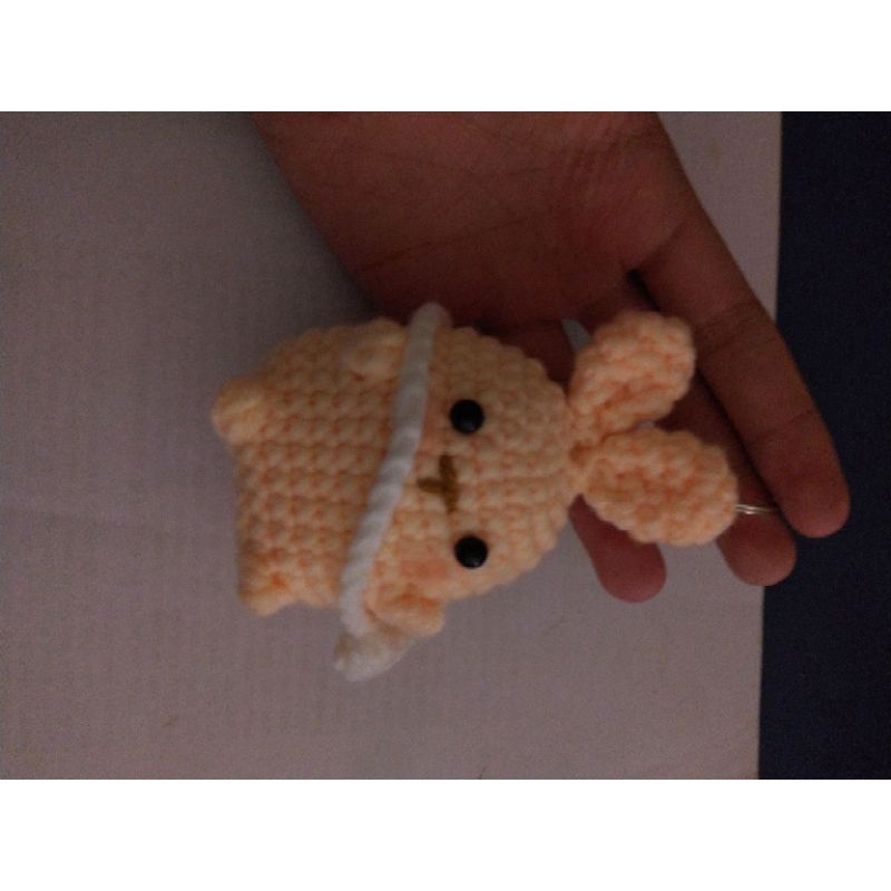 móc khoá thỏ đeo túi cute