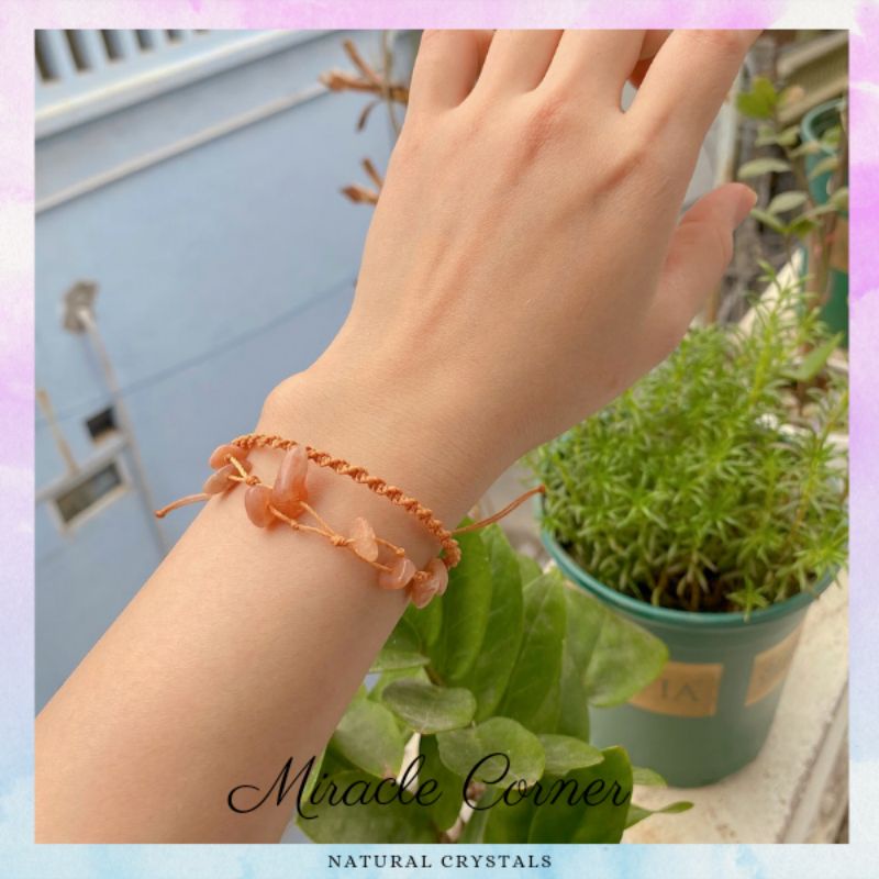 Vòng tay Sunstone handmade