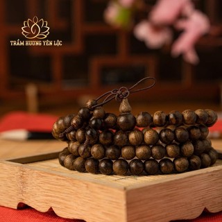 Vòng trầm indo 108 hạt - mùi thơm mạnh