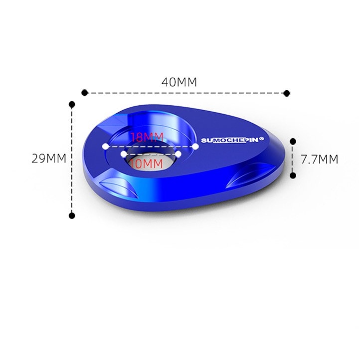 Lông Đền Nhôm 2 Tầng Gắn Xi Nhan Cho Exciter, Winner, Sonic, Vario..v.v