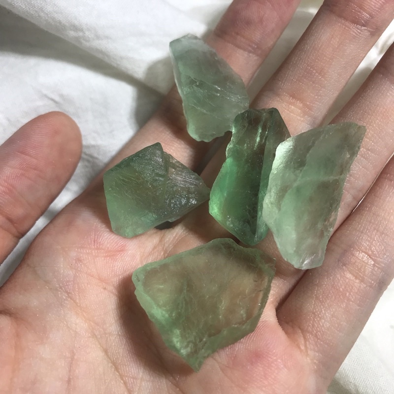 Đá flourite xanh mint