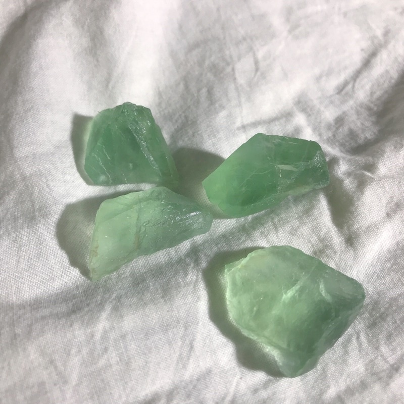 Đá flourite xanh mint