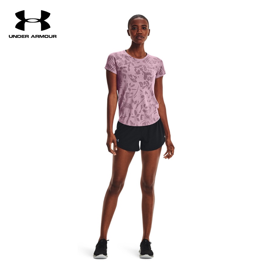 Áo thun tay ngắn chạy bộ nữ Under Armour Streaker Forest - 1365635-698